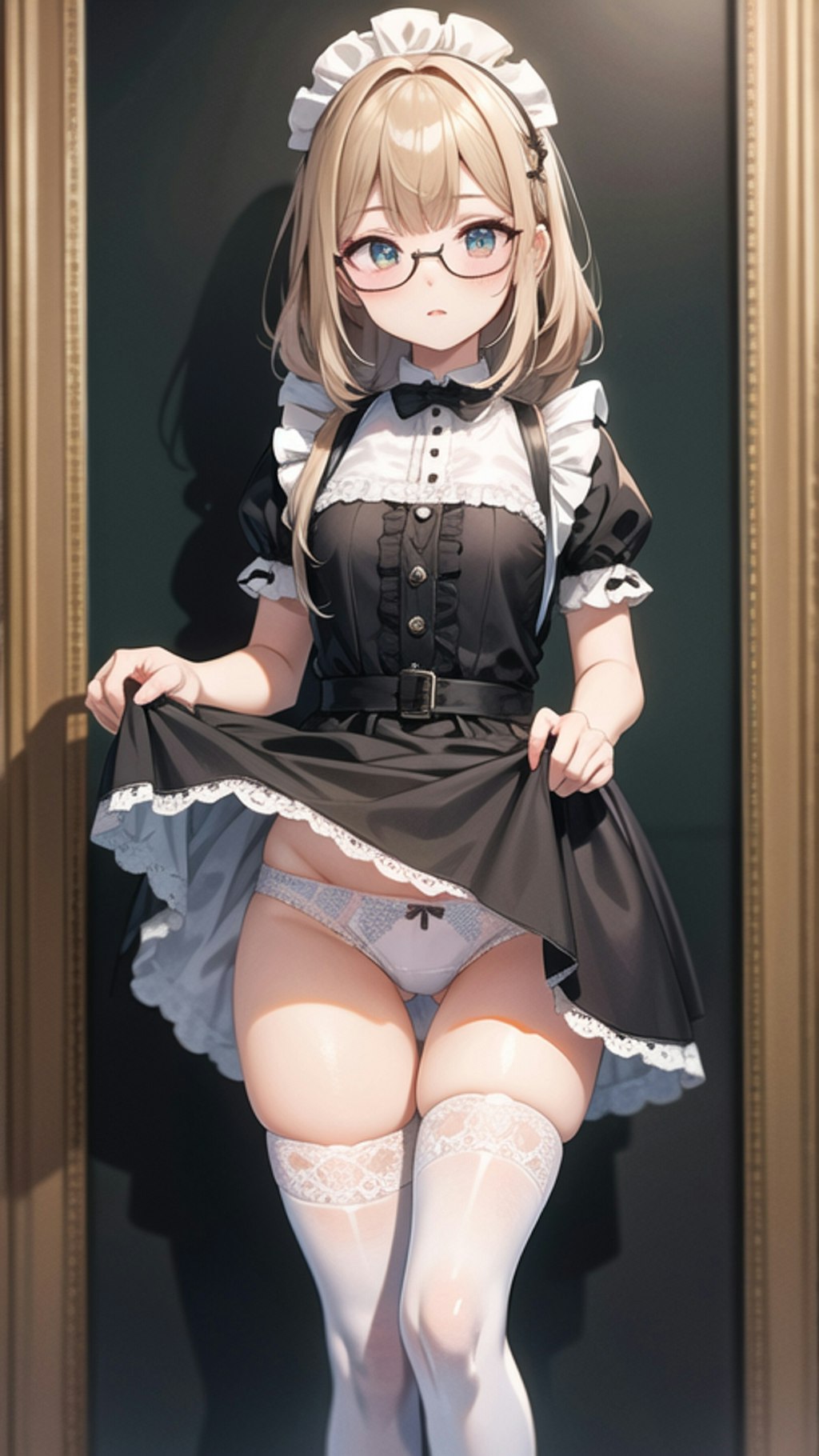 メイドさんのパンチラ