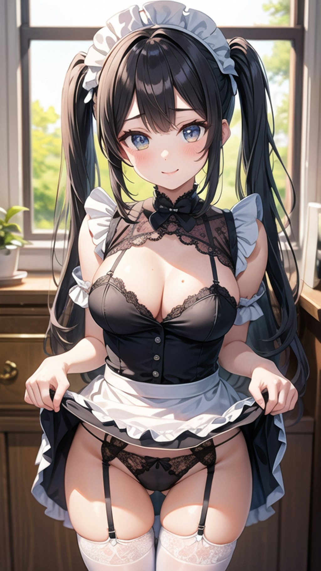 メイドさんのパンチラ