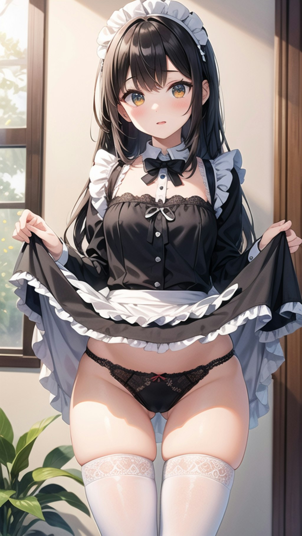 メイドさんのパンチラ