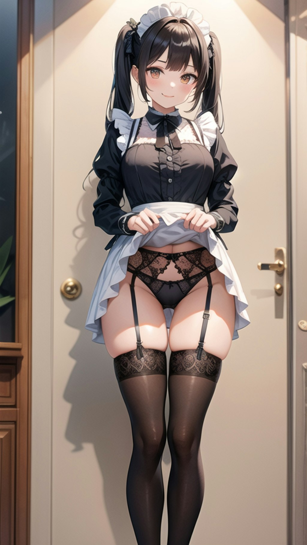メイドさんのパンチラ