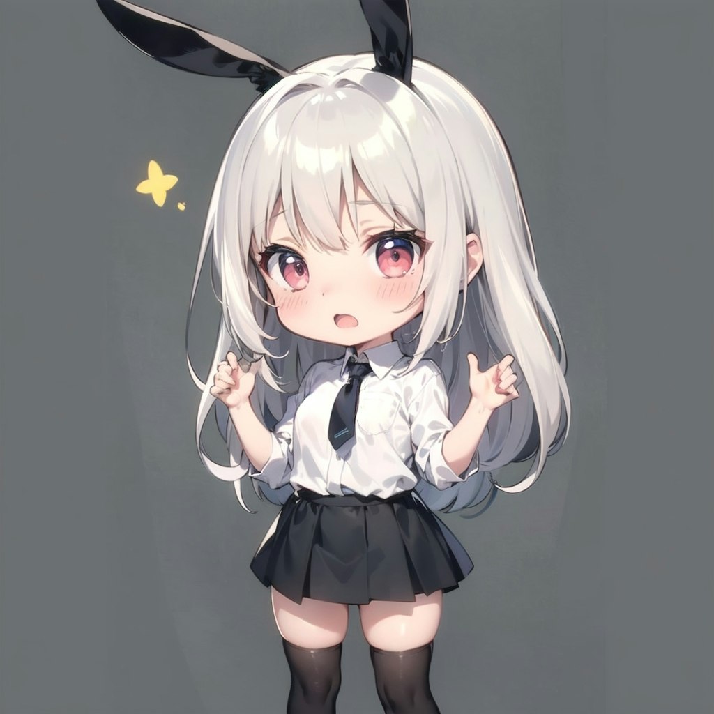 ちちぷい生成画面「ちょっと待っててね」✨みみちゃんver.🐰