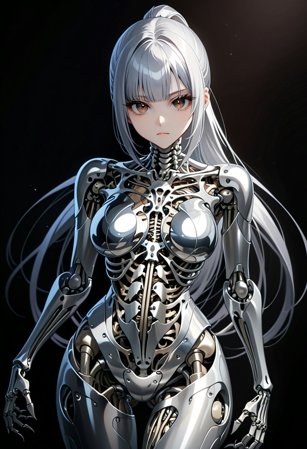 skeletonizedメカ子