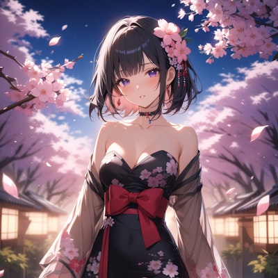 桜のドレス