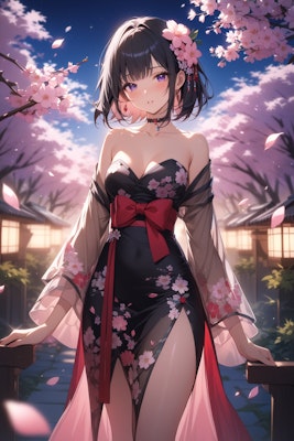 桜のドレス