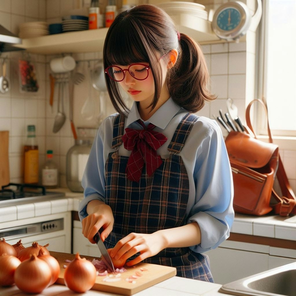 眼鏡女子 楓の手料理
