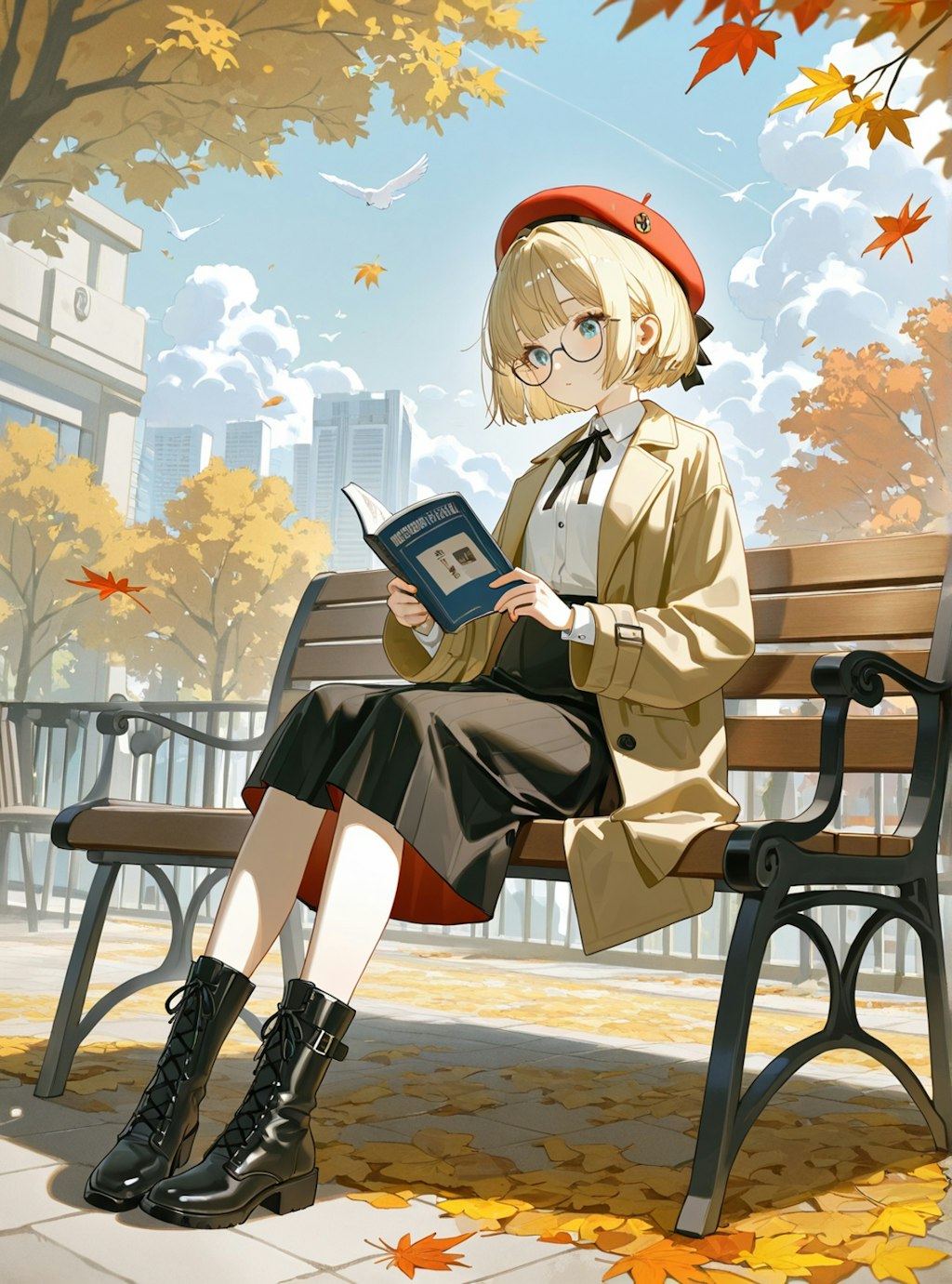四季彩のベンチから