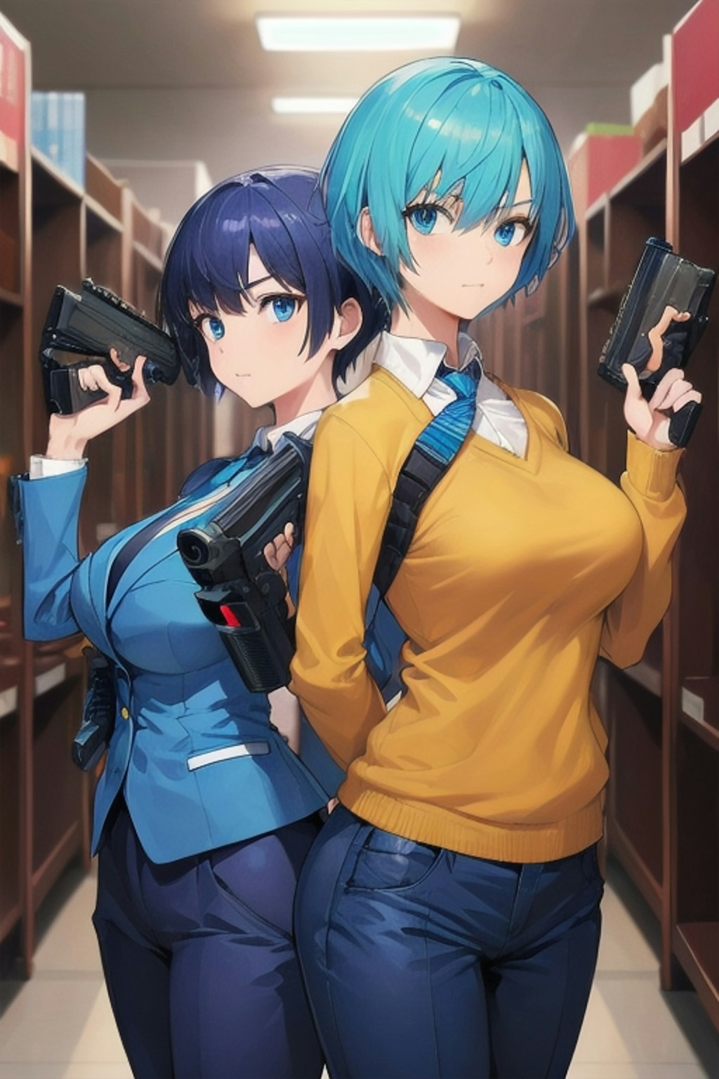 テスト2丁拳銃娘28