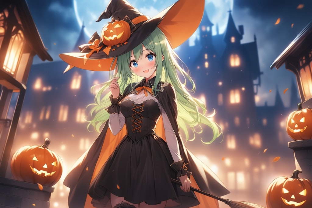 ハロウィン魔女仮装