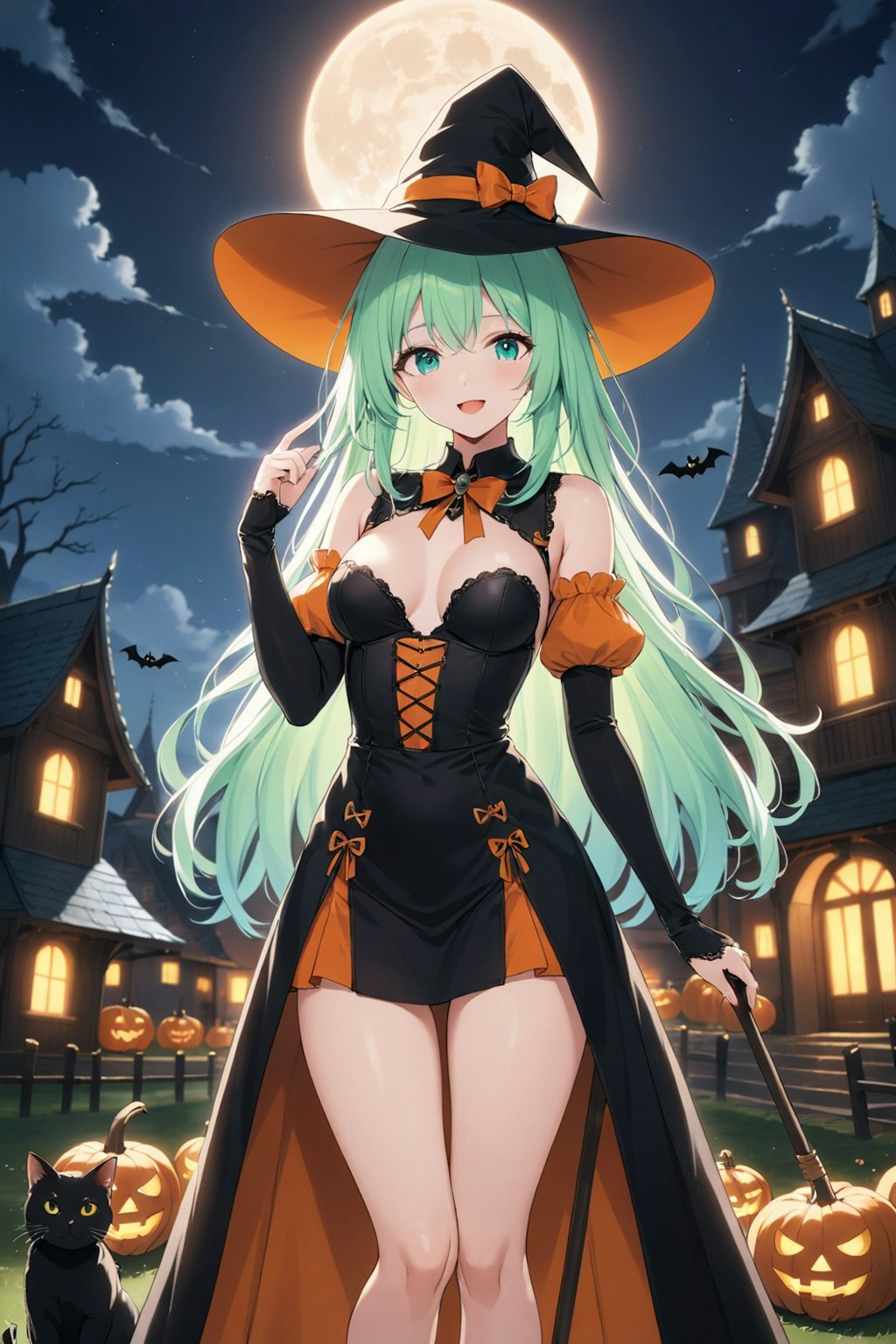 ハロウィン魔女仮装