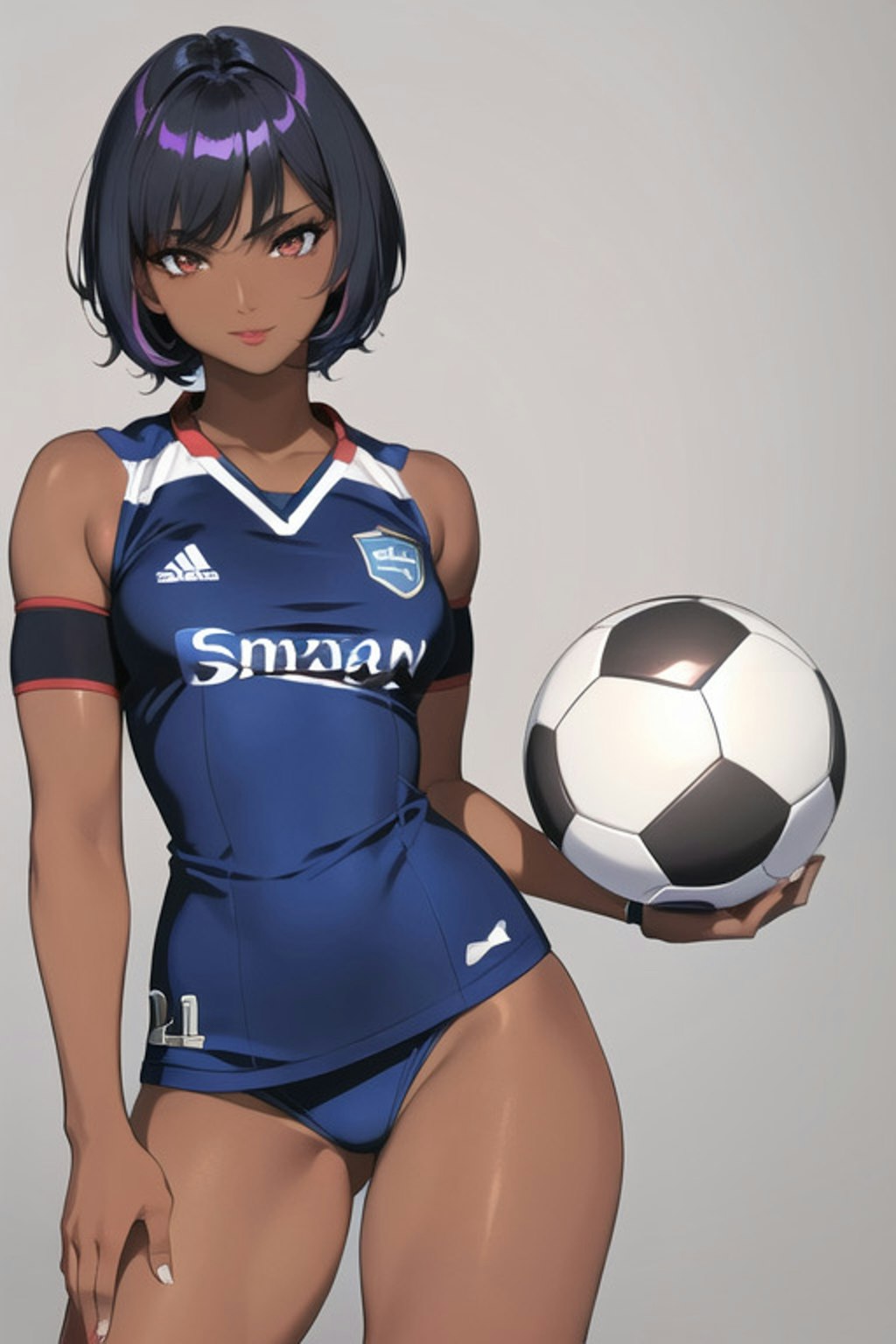 サッカーユニフォーム女子イラスト集その2