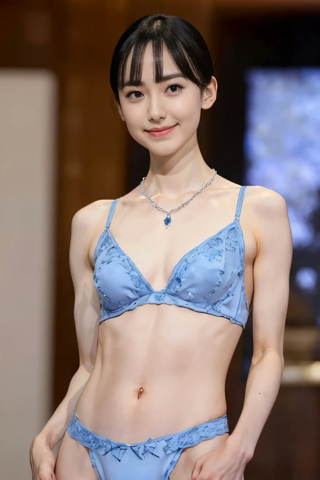 子役出身人気タレントの離れ乳初披露(高級ジュエリー新作発表会)