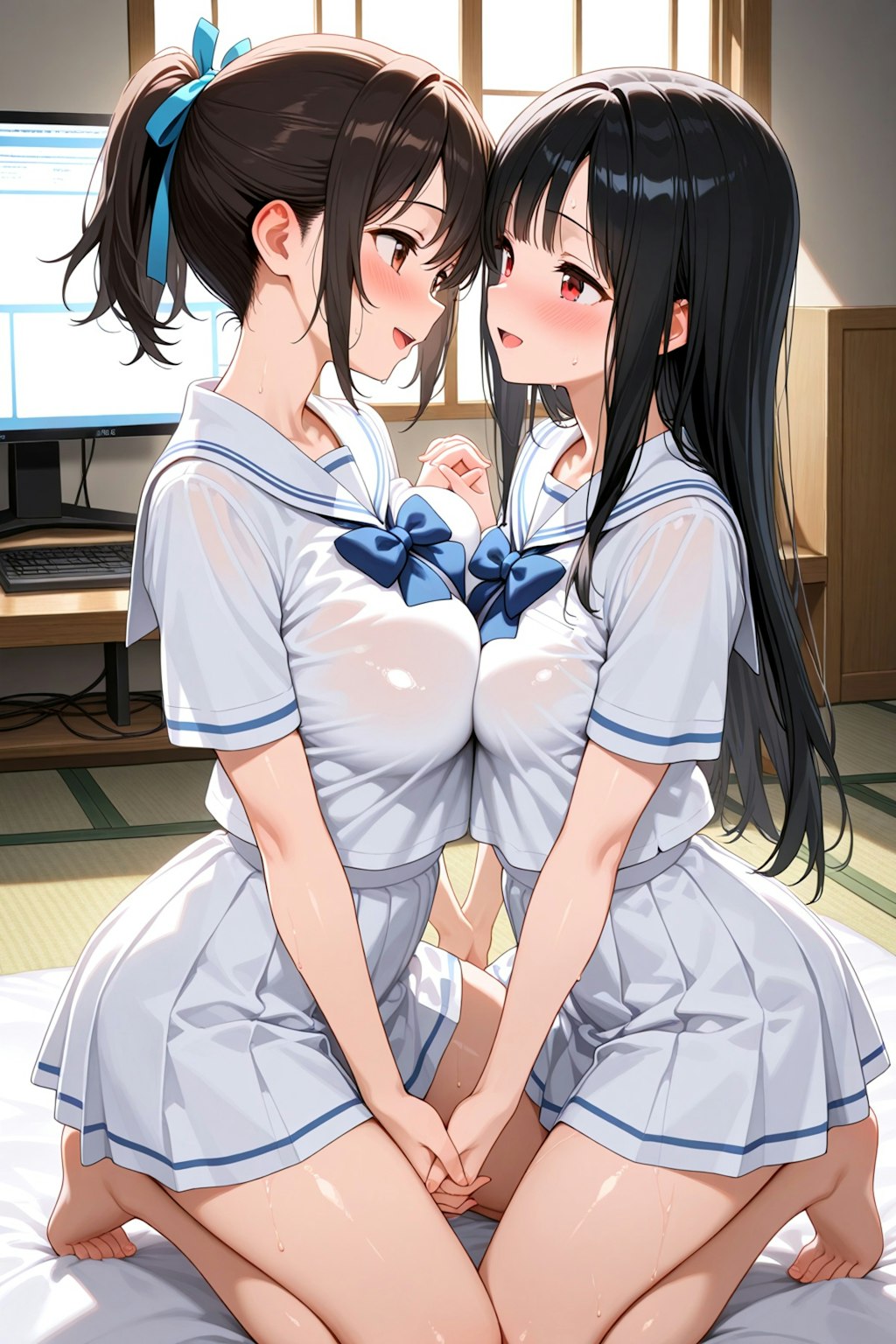 蒼衣ちゃんとふたなり聖さん