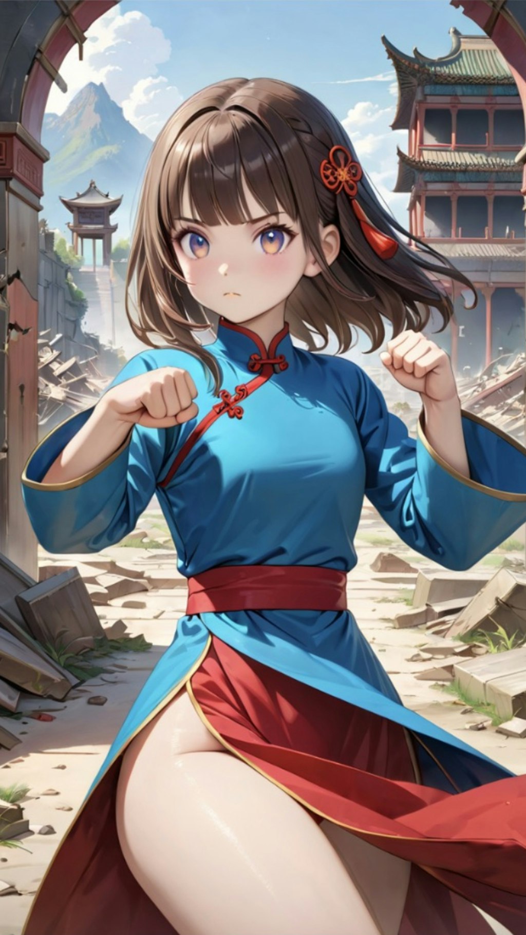 戦う女の子