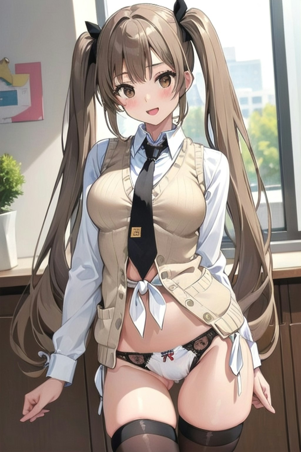 School twintails girl