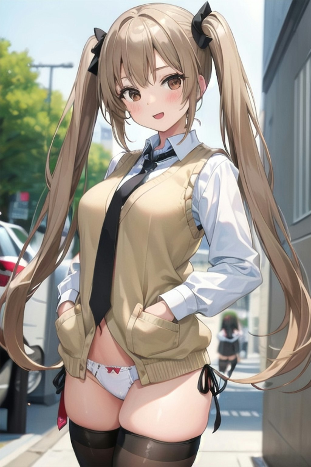 School twintails girl