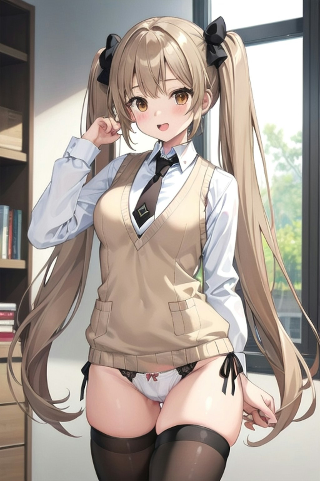 School twintails girl