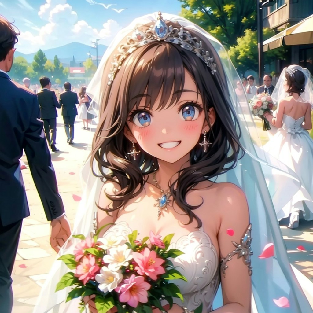 ホントの結婚式みたいだね