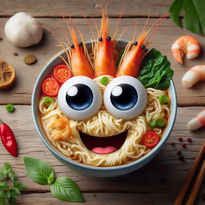擬人化 seafood noodle（日本語版）