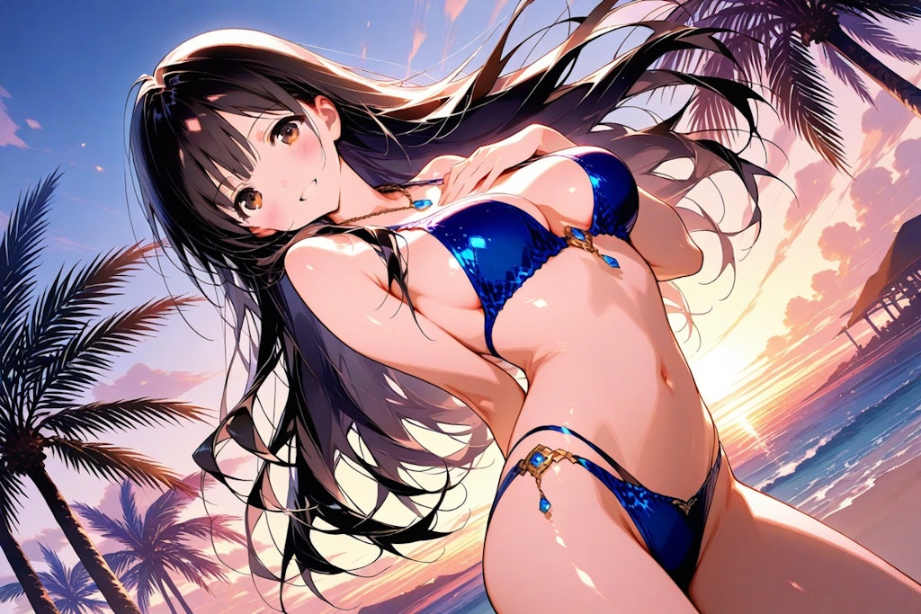 夏だ！ビーチだ！異世界だ！（異世界の女神さまクシナダヒメさん）（GRYPHON Ver）
