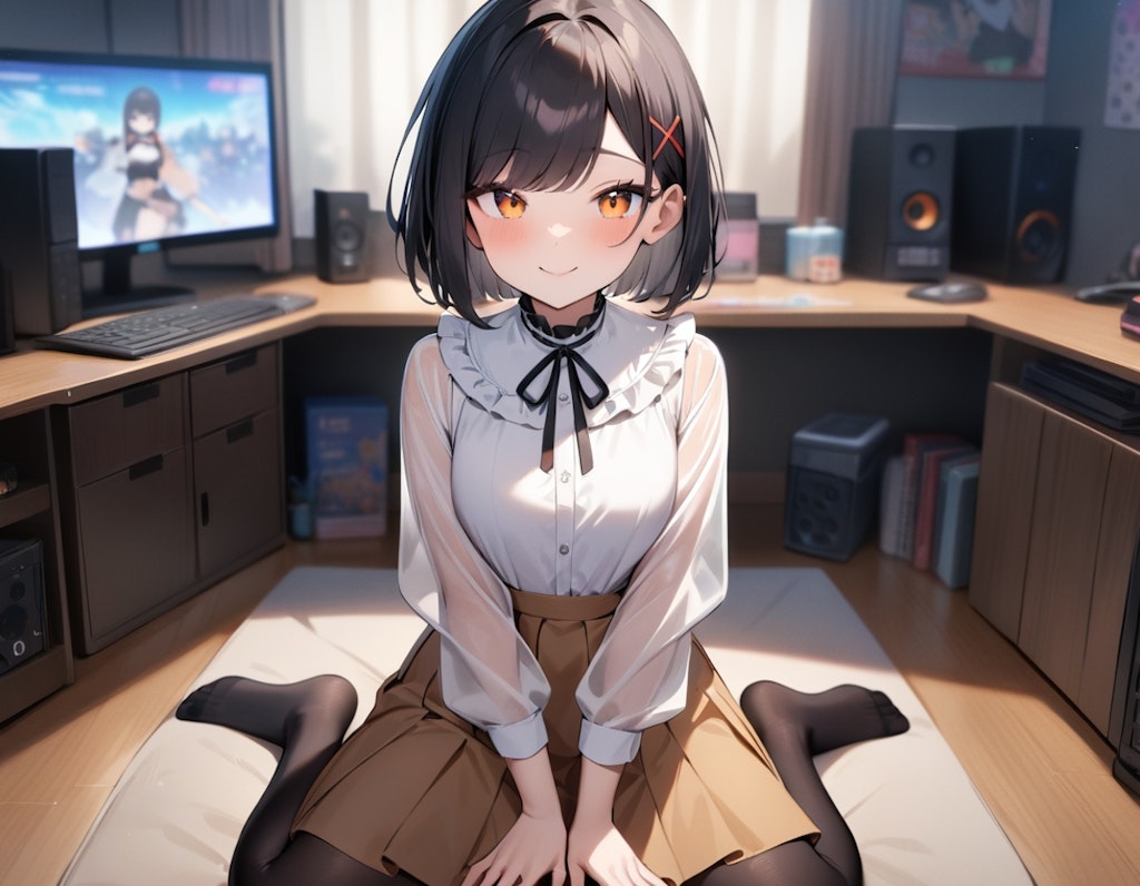 オタクの部屋に来た姫ちゃん