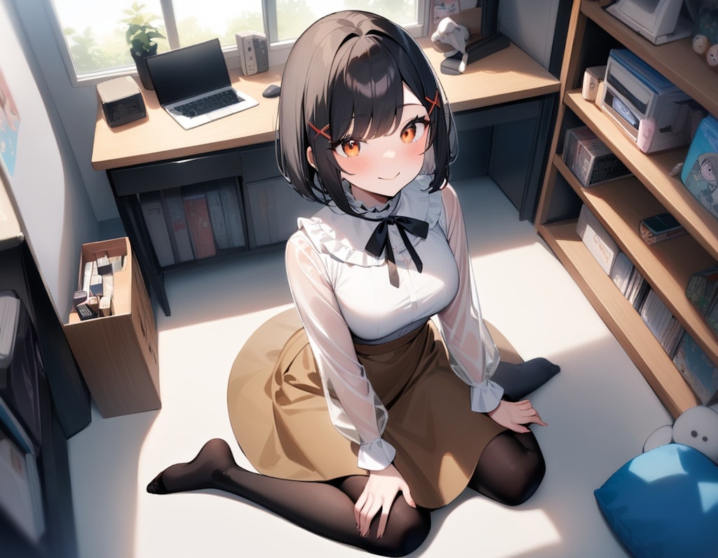 オタクの部屋に来た姫ちゃん