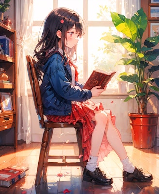読書する少女