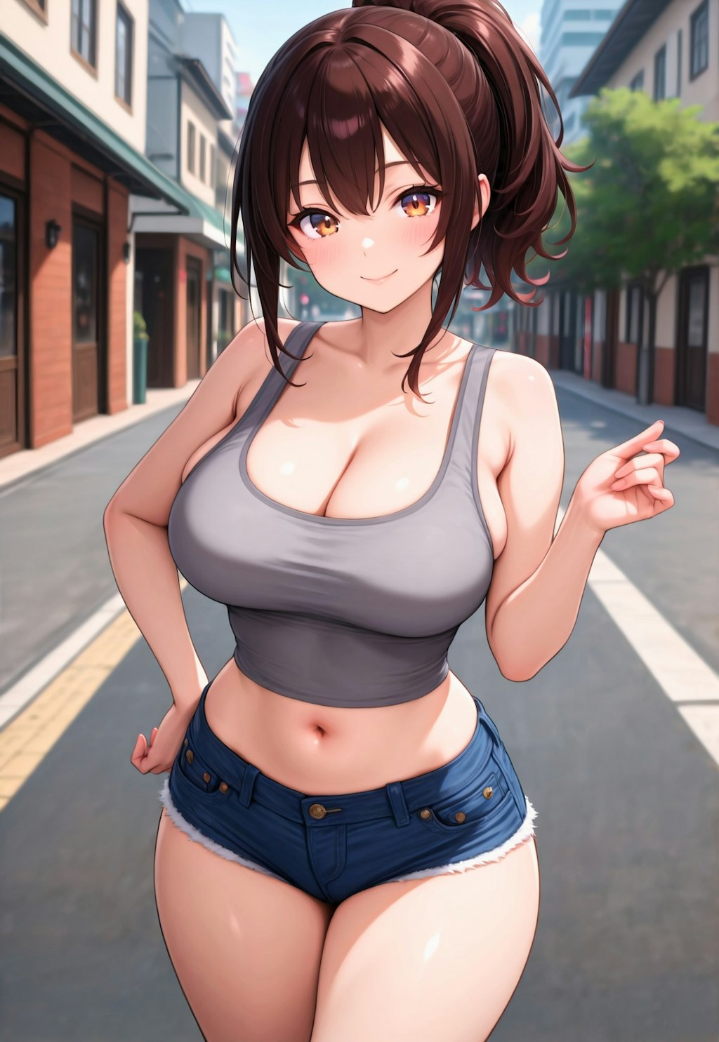 454（グレーのタンクトップ）