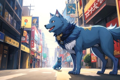 黄金の幻影都市 3 ―青い犬の導師―