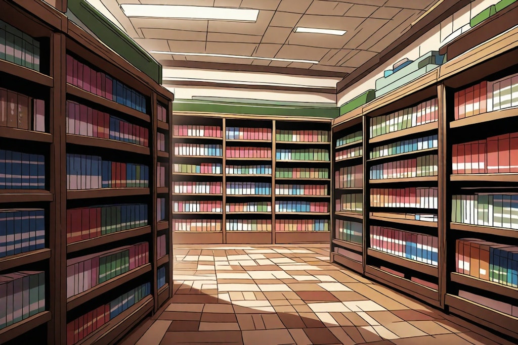 本屋の奥