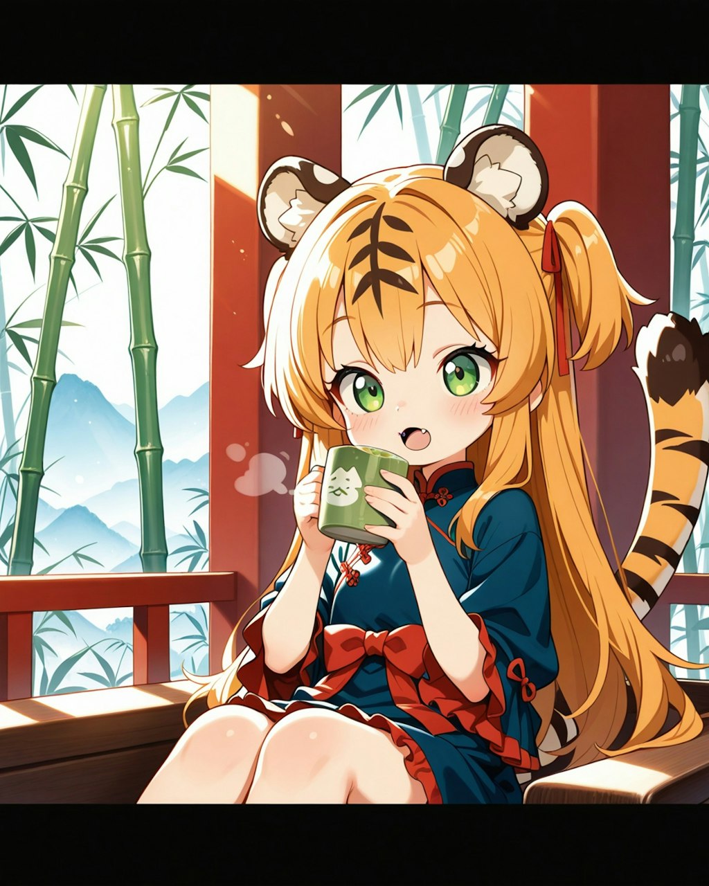 ちゃいなたいがぁーのお茶会♡