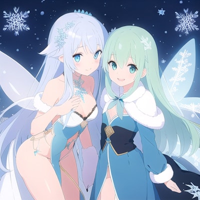 妖精さんと雪の妖精さん・2