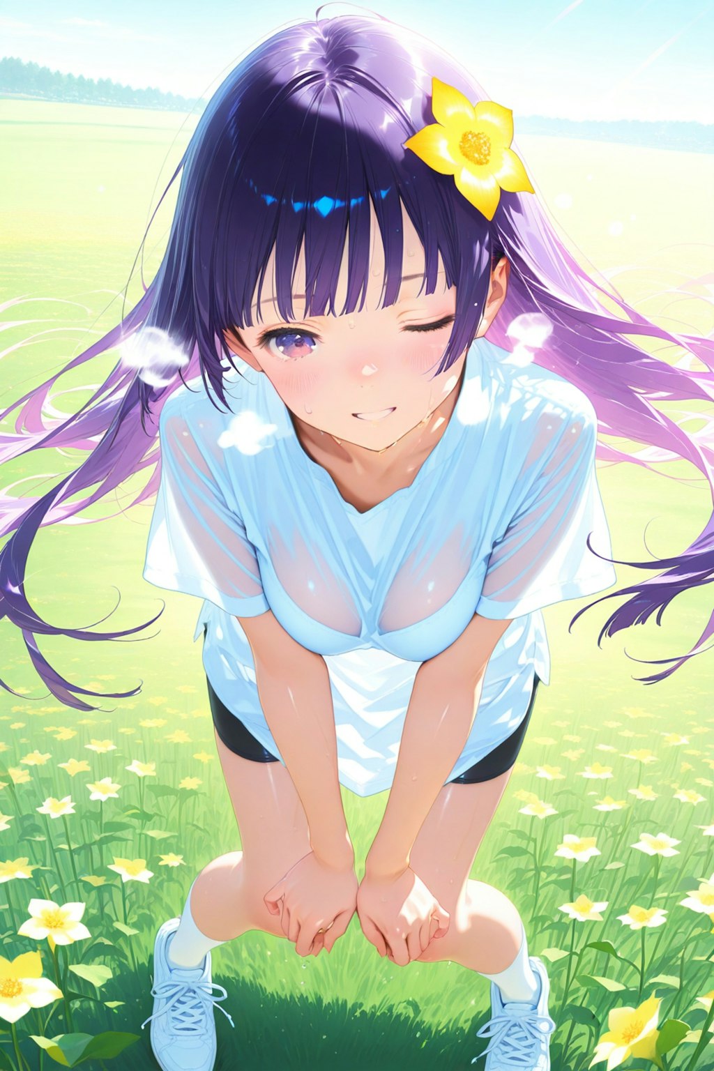 ハァ❤️ハァ❤️ご主人様❤️無事にトレーニングメニュー制覇しました❤️