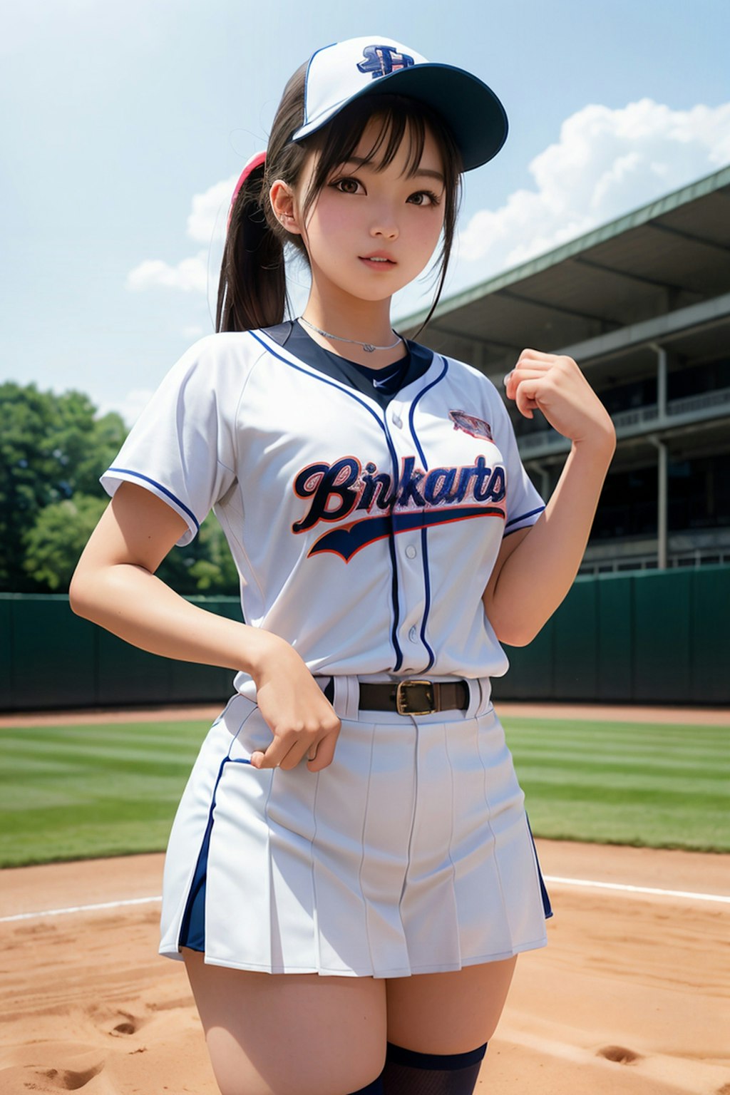 女子ミニスカ野球部①