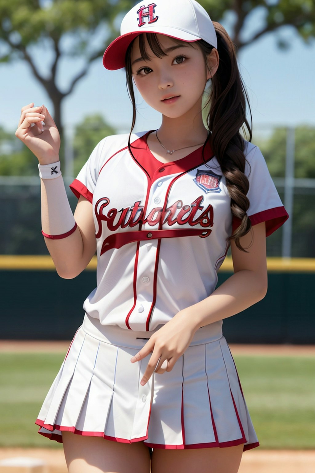 女子ミニスカ野球部①