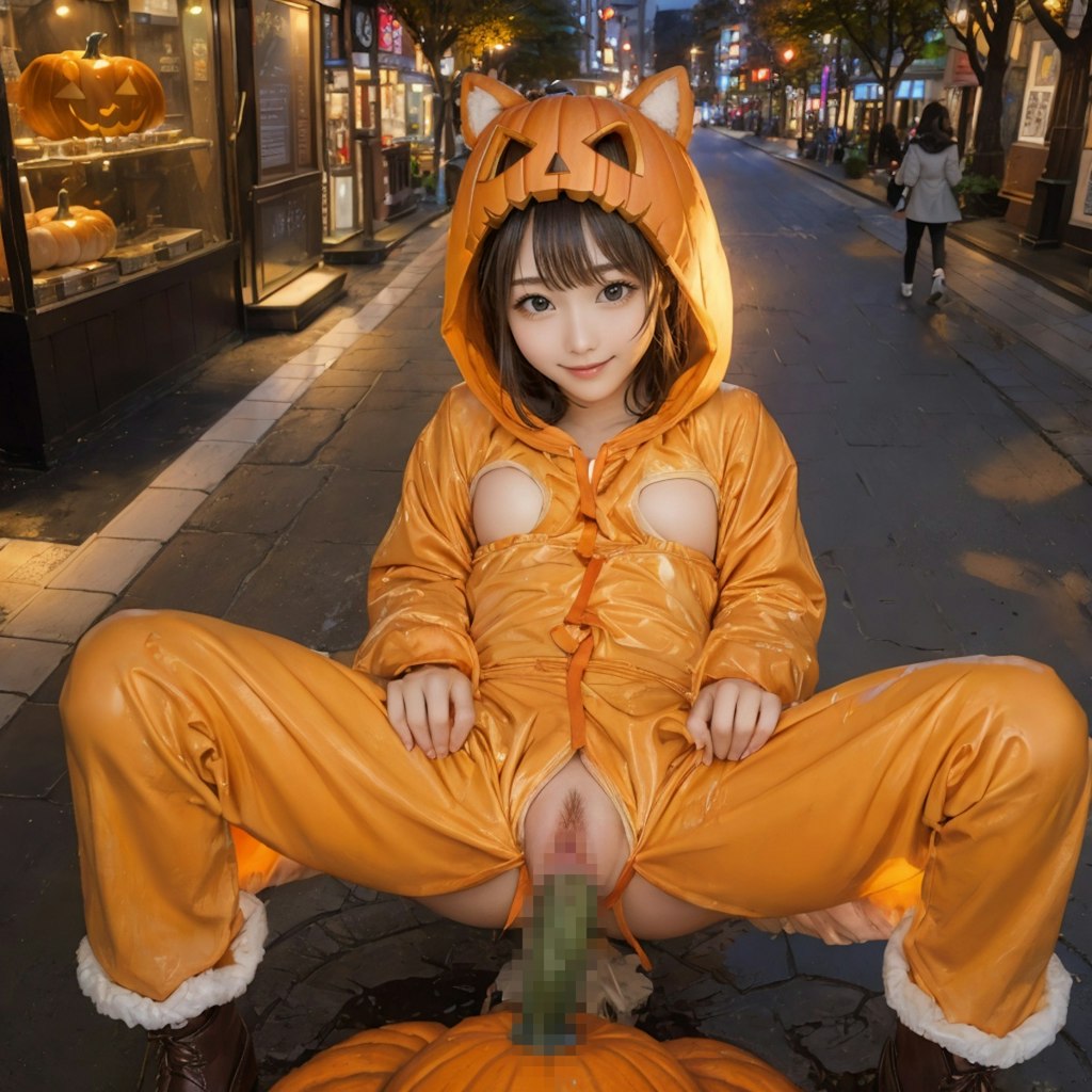 今日の練習　時季外れのHalloween(?)