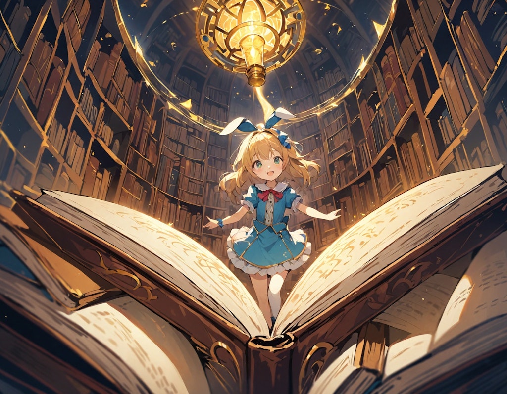 Alice in Library maze