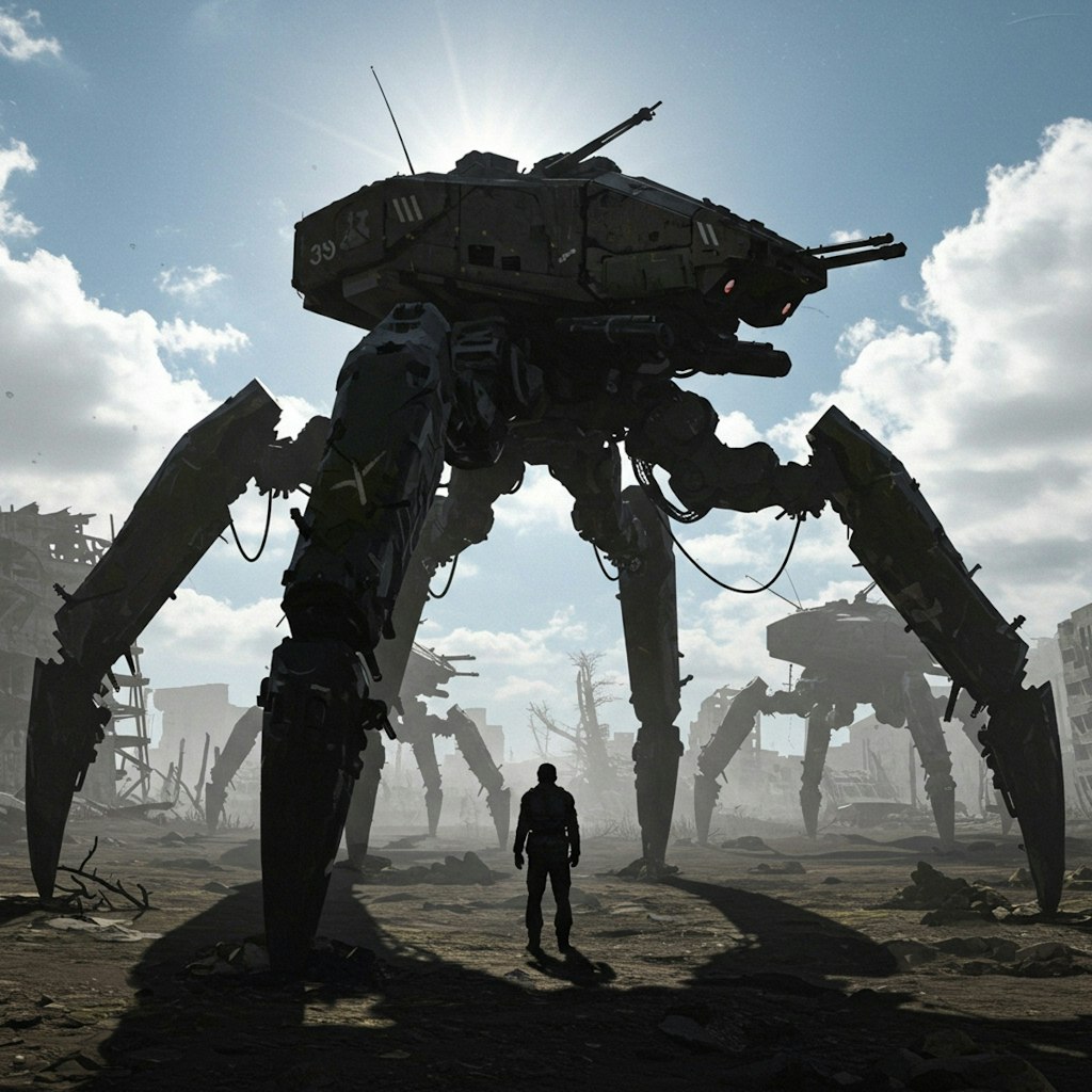 地球側の多脚戦車！