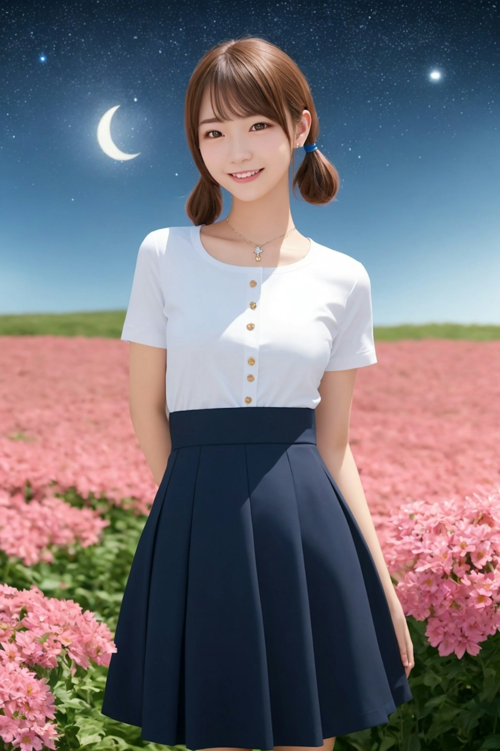 明るい夜空