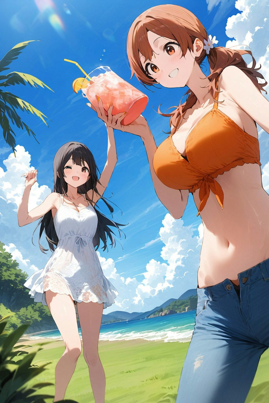 夏の思い出と女子高校生と