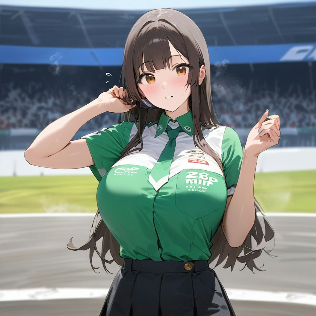 レースクイーン？