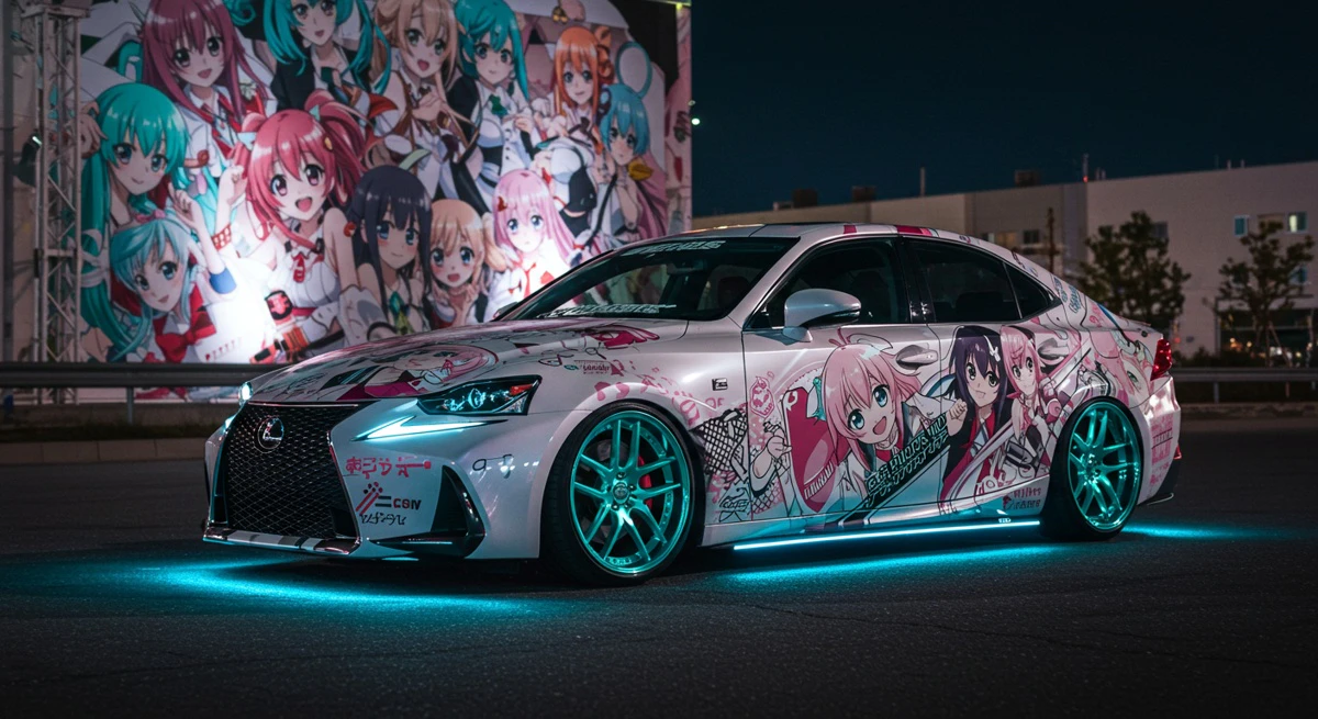 アニメ痛車LEXUS | chichi-pui（ちちぷい）AIグラビア・AIフォト専用の投稿＆生成サイト