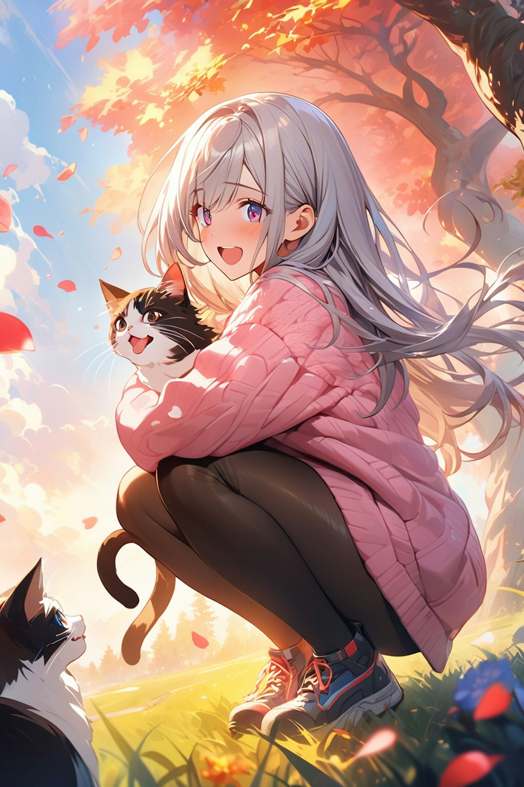 猫好きの少女