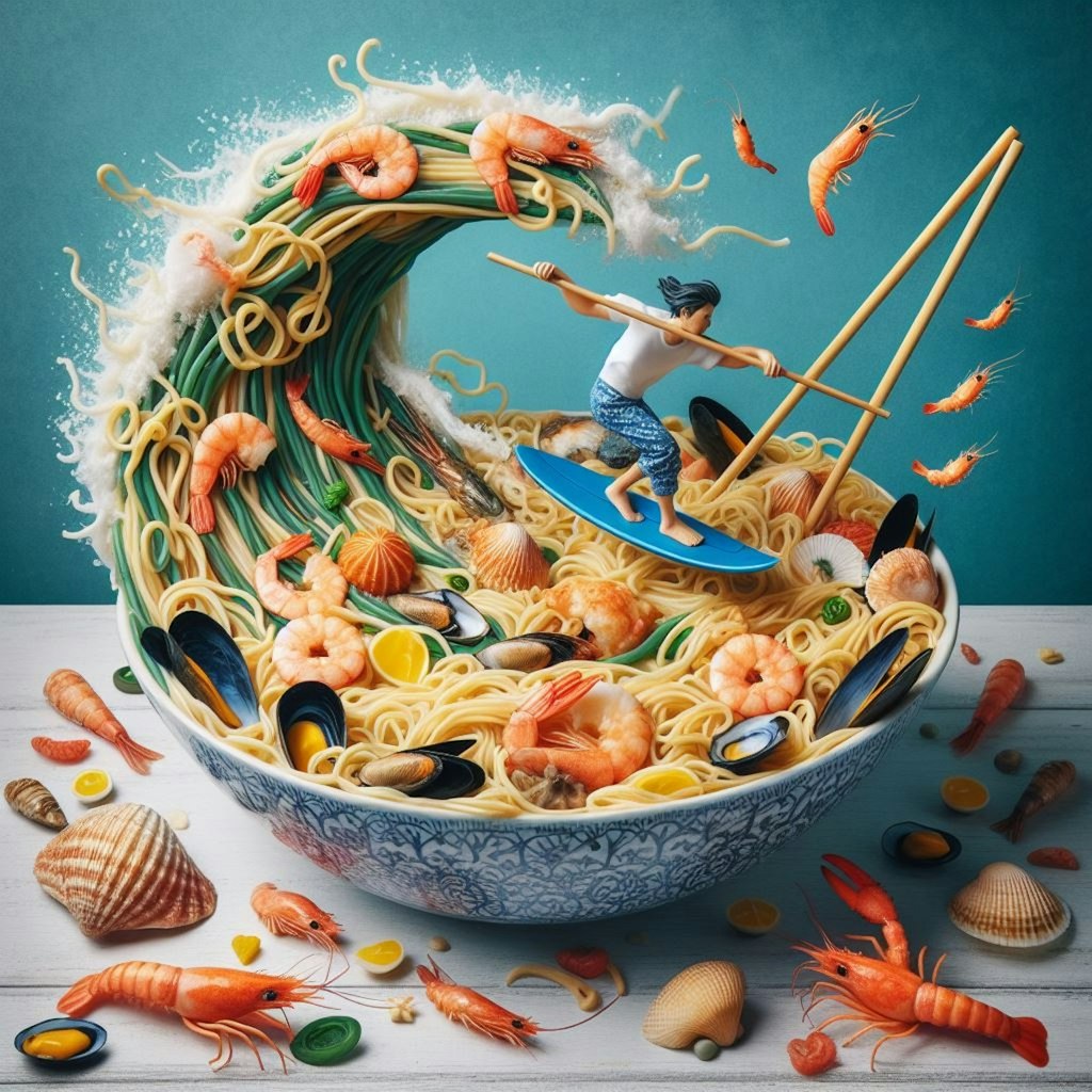 RIDE ON SEAFOOD NOODLE