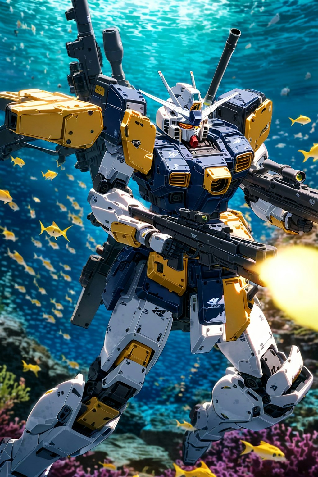 ALTAIRでガンダムチャレンジ「水中用ガンダム」