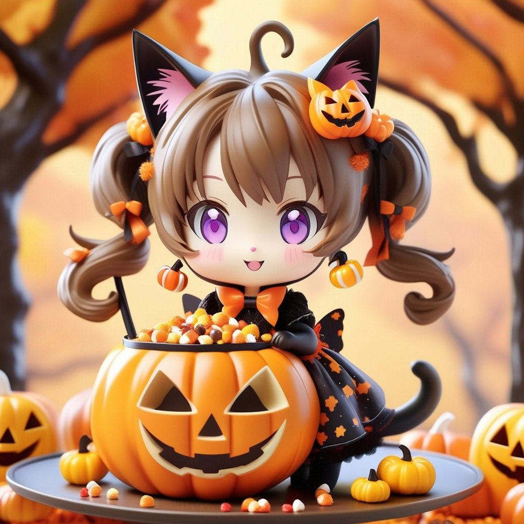 ちびねこのハロウィン