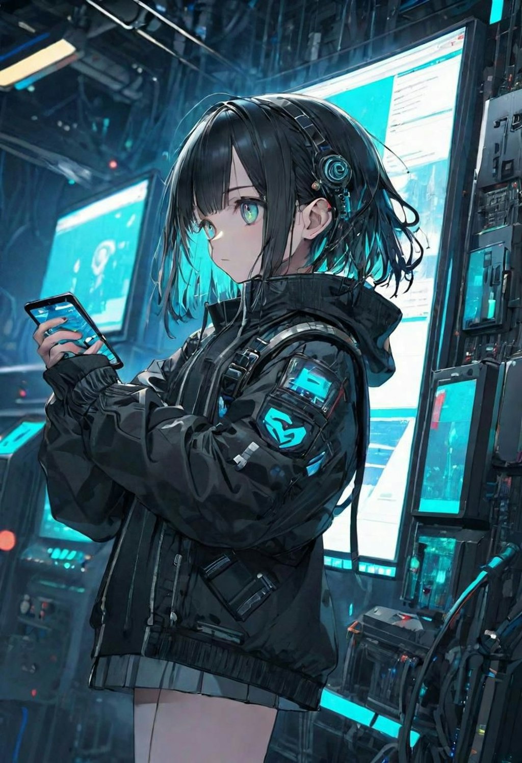 girl in cyberspace