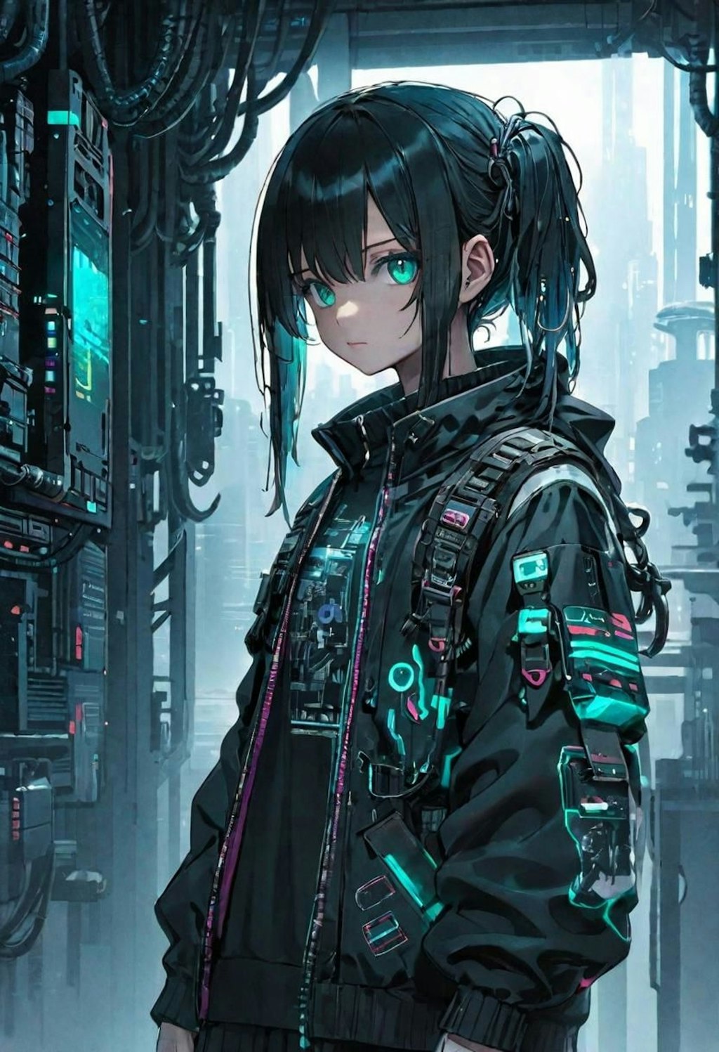 girl in cyberspace
