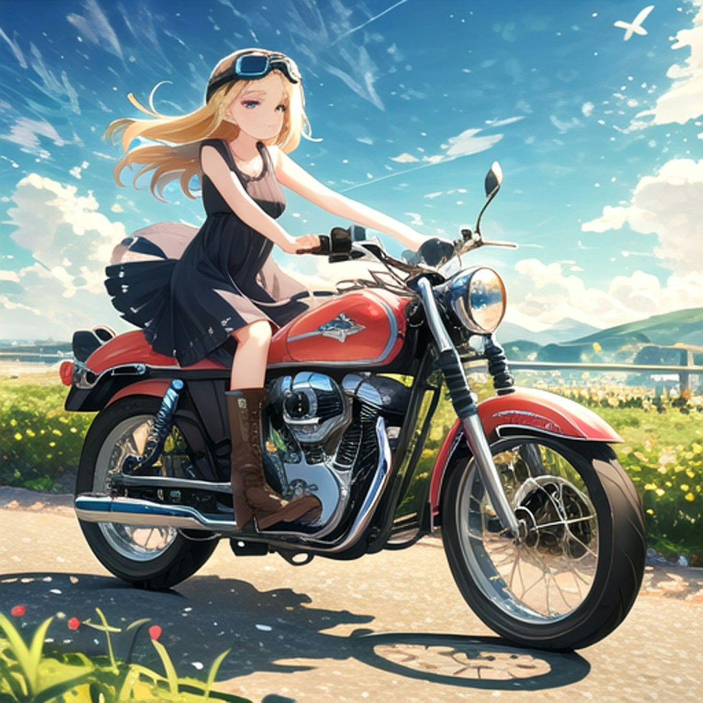 バイク好きな彼女