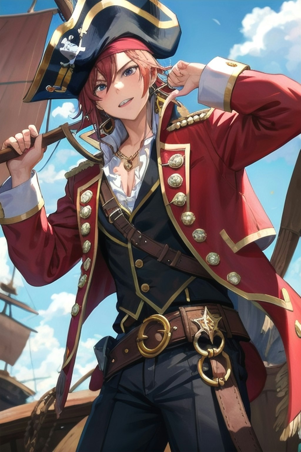 若き海賊船長