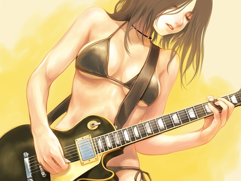 Les paul & Sexy Girl